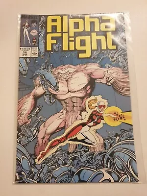 Buy Alpha Flight #56 Marvel Comics Mar 1988 NM Bagged Condition Jim Lee Cover • 1.99£