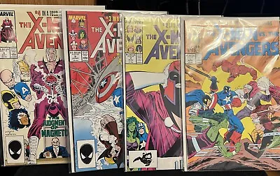 Buy The X-Men Vs. The Avengers #1-4 Complete Set (1987) NM- 1st Print Marvel Comics • 13£