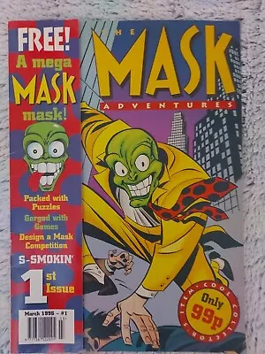 Buy The Mask Adventure Comic 1st Issue With Mask • 9.98£