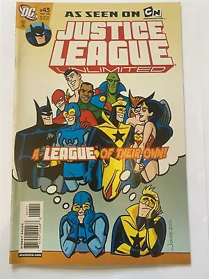 Buy JUSTICE LEAGUE UNLIMITED #43 Cartoon Network DC Comics 2008 NM • 6.95£
