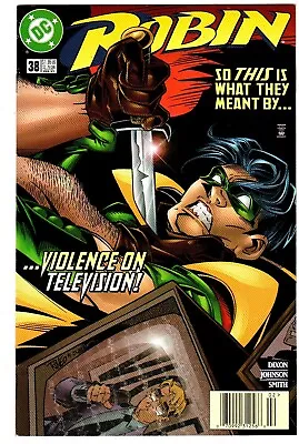 Buy Robin #38 Feb1997: DC Comic Book Boarded & Bagged; Near Mint • 2£