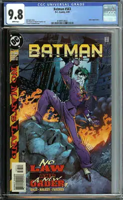 Buy Batman #563 Cgc 9.8 White Pages // Joker  App Dc 1999 • 94.99£
