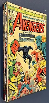 Buy The Avengers #141, 142, 144, 151-154 Marvel Comics 1975-76 Vision, Thor, More • 47.44£