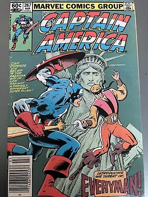Buy Captain America #267  Marvel Comics 1982 F/VF Newsstand • 4.74£