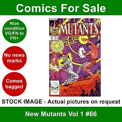 Buy Marvel New Mutants Vol 1 #66 Comic VG/FN+ 01 August 1988 • 2.99£
