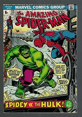 Buy Marvel Comics Amazing Spiderman 119 Vs HULK 1973 7.0 FN//VFN Avengers • 99.99£