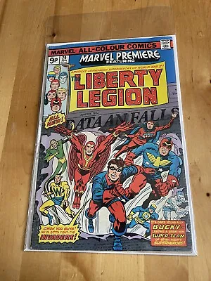 Buy Marvel Premiere 29 First Appearance Of The Liberty Legion 5.0-6.0 • 8.50£