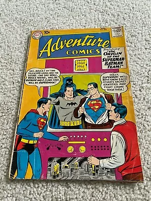 Buy Adventure Comics  275  VG  4.0  Origin Of The Batman/Superman Team  1960  KEY • 48£
