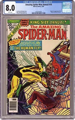 Buy Amazing Spider-Man Annual #10 CGC 8.0 1976 4259374004 • 52.13£
