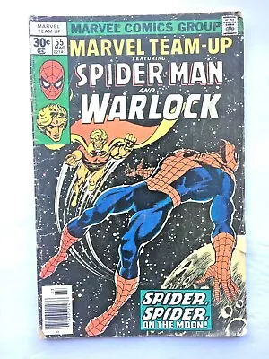 Buy Marvel Team-Up #55 1977 Spider-Man Adam Warlock 1st Power & Time Infinity Stones • 13.39£