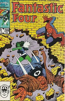 Buy Marvel Comics Fantastic Four #299; Feb 87 Spider-Man, She-Hulk  • 4.60£