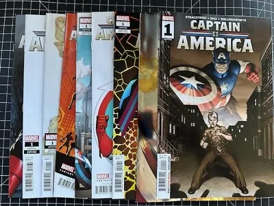 Buy Marvel CAPTAIN AMERICA #1 2023 A Cover + 8 Variants Incl Foil + 24X36 Poster • 43.82£