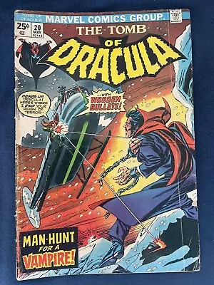 Buy Tomb Of Dracula #20 (Marvel, 1974) Wolfman, Colan & Kane~ Early Dr. Sun App. • 7.16£