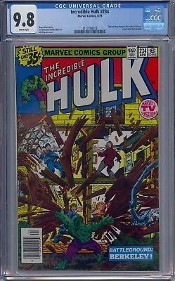 Buy Incredible Hulk #234 Cgc 9.8 1st Quasar Sal Buscema White Pages • 209.10£