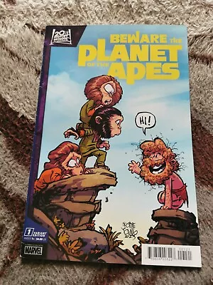 Buy Beware Planet Of The Apes # 1 Nm 2024 Scarce Skottie Young Variant Cover C ! • 6£