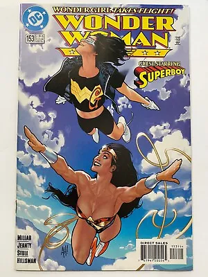 Buy Wonder Woman #153 (DC 2000) Adam Hughes Cover! Superboy + Wonder Girl! • 21.34£