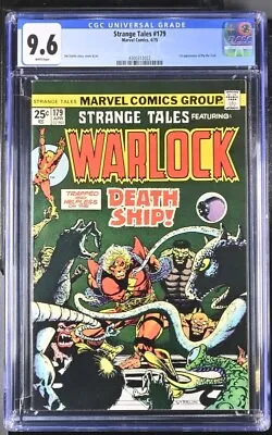 Buy Marvel Strange Tales #179 4/75 Cgc 9.6 Nm+ White Warlock 1st Pip The Troll Key🔥 • 395.78£