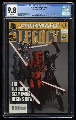 Buy Star Wars: Legacy #1 CGC NM/M 9.8 1st Cade Skywalker And Darth Krayt!  • 156.91£