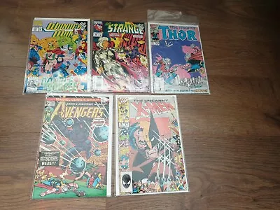Buy Marvel Vintage Bundle Avengers 137 Thor 372 Wonder Man 13 Strange 55 X-men 211 • 9.99£