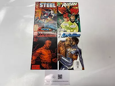 Buy 4 DC Comic Books Steel #12 Robin #64 Lex Luthor #2 4 74 K17 • 19.30£