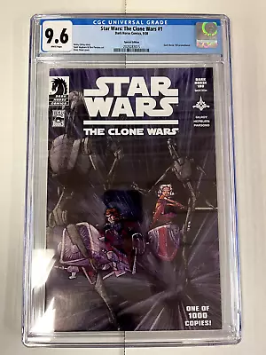 Buy Star Wars The Clone Wars 1 CGC 9.6 Dark Horse 100 Variant Special Edition Ahsoka • 1,759.09£
