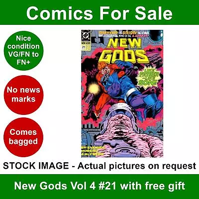 Buy DC New Gods Vol 4 #21 With Free Gift Comic - VG/FN+ 01 Dec 1990 - & GIFT • 5.99£