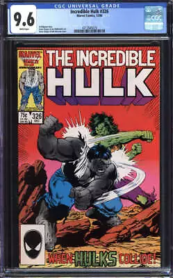 Buy Incredible Hulk #326 Cgc 9.6 White Pages // Marvel Comics 1986 • 48.04£
