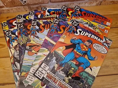 Buy DC Comics - Superman Vol 2 Bundle Joblot Run 1989/1990 - FN/VFN #31 - 42  • 12.95£