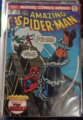 Buy Amazing Spider-Man  # 148 1975  MARVEL Disney Key Jackal Identity Revealed • 7.11£