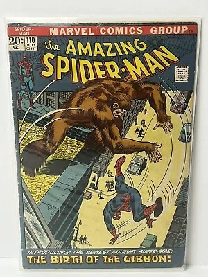 Buy Amazing Spider-Man #110 Marvel Comics 1972 Bronze Age, Boarded • 31.53£