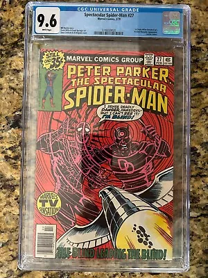 Buy Spectacular Spider-Man #27 CGC 9.6 White Pages ~ Frank Miller 1st Daredevil 1979 • 117.80£