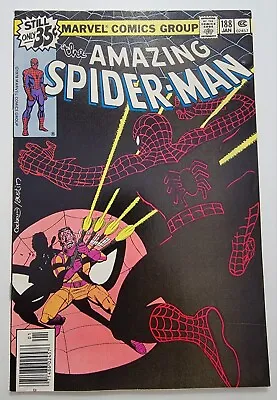 Buy Amazing Spider-Man 188 NM Negative Space Cover 1978 Jigsaw High Grade Bronze Age • 31.97£
