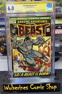 Buy Amazing Adventures #11 1st Beast With Fur CGC 6.0 Signed Chris Claremont • 159.90£