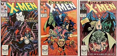 Buy Lot 3 Uncanny X-Men #239 240 241 1st Covers Mr.Sinister Goblin Queen Marvel 1988 • 27.79£