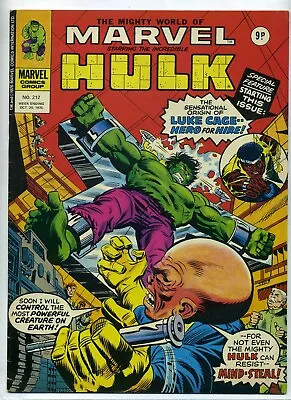 Buy Mighty World Of MARVEL Starring The INCREDIBLE HULK # 212 • 5.99£
