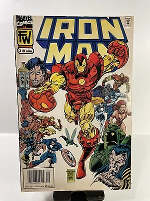 Buy Iron Man #319 Stark Scarlet Witch Crossing Avengers Newsstand Variant 1995 • 6.79£