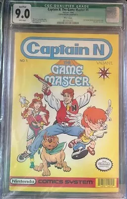 Buy Captain N: The Game Master #1, Valiant 1990, Nintendo Comics, Cgc 9.0 • 155.03£