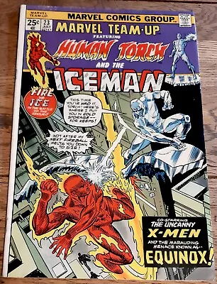 Buy Marvel Team-Up #23 (1974) The Human Torch And Iceman Collection Quality • 35.49£