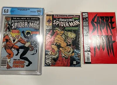 Buy Spider-Man #116 Newsstand Grade 6.0 CBCS Not CGC, Spiderman 324, Sabretooth 1 • 23.71£