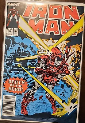 Buy Iron Man #230 Death Of The Hero (1988) Stark Wars Chapter 6 • 3.91£