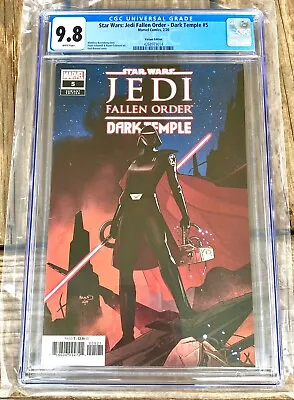 Buy Star Wars Jedi Fallen Order Dark Temple #5 CGC 9.8 NM/MT 1:10 Renaud Variant • 358.45£