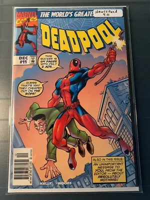 Buy Deadpool 1997 #11 VF/NM 9.0 Newsstand! Amazing Fantasy 15 Homage Cover! • 39.42£
