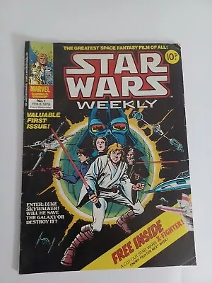 Buy Very Rare Original  #1 UK Star Wars Weekly Marvel Comic No 1 Feb 8 1978 NO GIFT • 69.99£