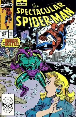 Buy Spectacular Spider-Man Peter Parker #164 VF 1990 Stock Image • 6.01£