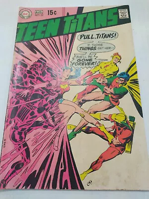 Buy Teen Titans #22 Comic Book 1969 FN Wonder Girl Donna Troy Origin DC Neal Adams • 18.92£