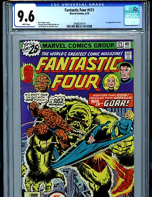 Buy Fantastic Four #171 CGC 9.6 NM+ 1976 Marvel 1st Gorr Amricons K52 • 553.20£