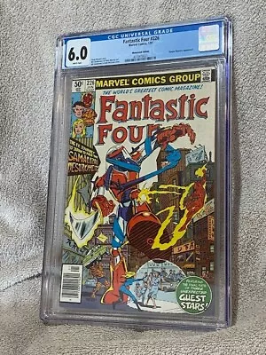 Buy Fantastic Four #226 CGC Graded 6.0 01/81 1981 Marvel Comics Newsstand • 25.78£