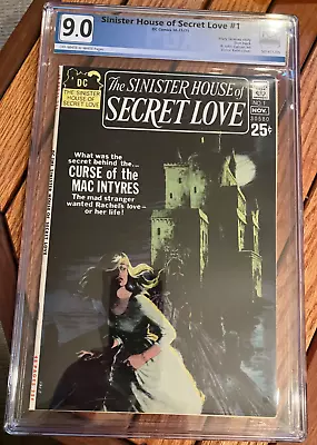 Buy The Sinister House Of Secret Love #1 VF/NM 9.0  PGX DC Comic Black Cover LOOK! • 364.11£