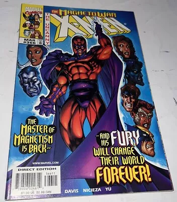 Buy The Uncanny X-Men #366 Marvel Comics The Magneto To War VF/NM 1999 • 6.20£