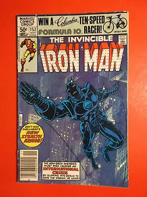 Buy IRON MAN # 152 - VG/F 5.0 - 1981 NEWSSTAND - 1st APP OF STEALTH ARMOR • 6.32£